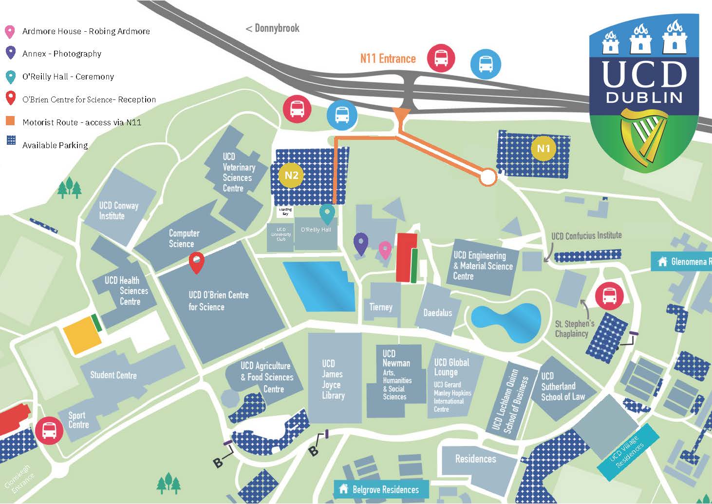 UCD Campus Map - Sept 2025